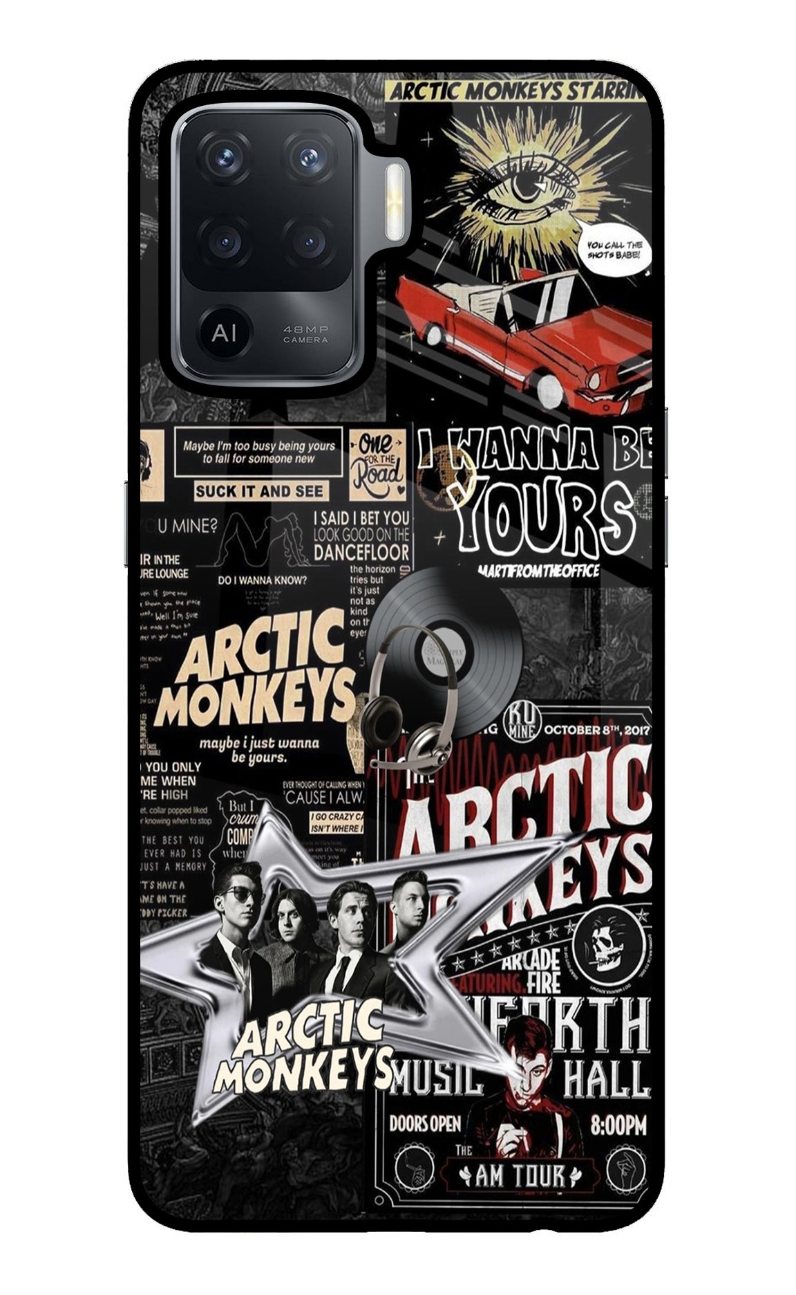 Arctic Monkeys Oppo F19 Pro Glass Case
