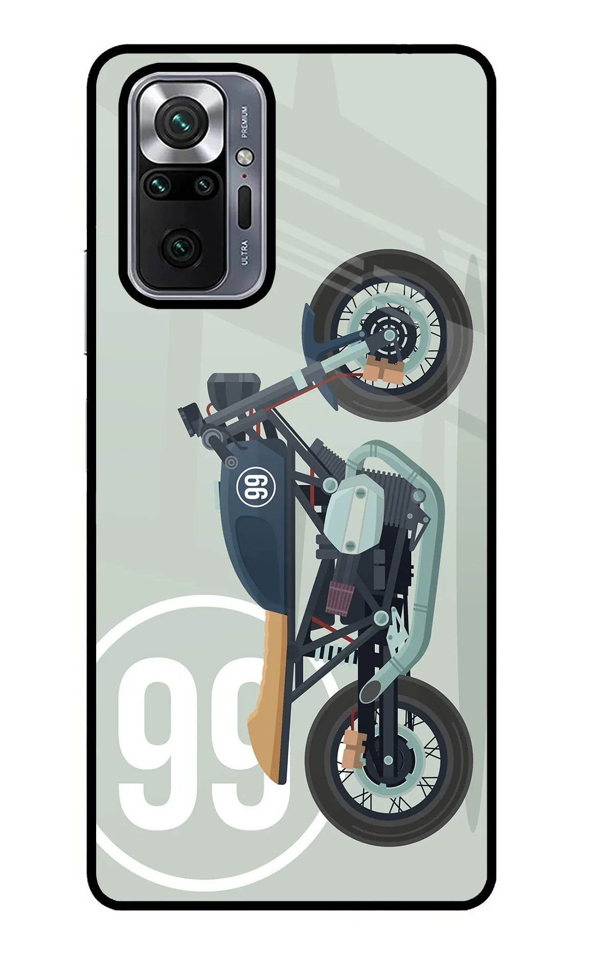 Classic Cafe Racer 99 Redmi Note 10 Pro Back Cover