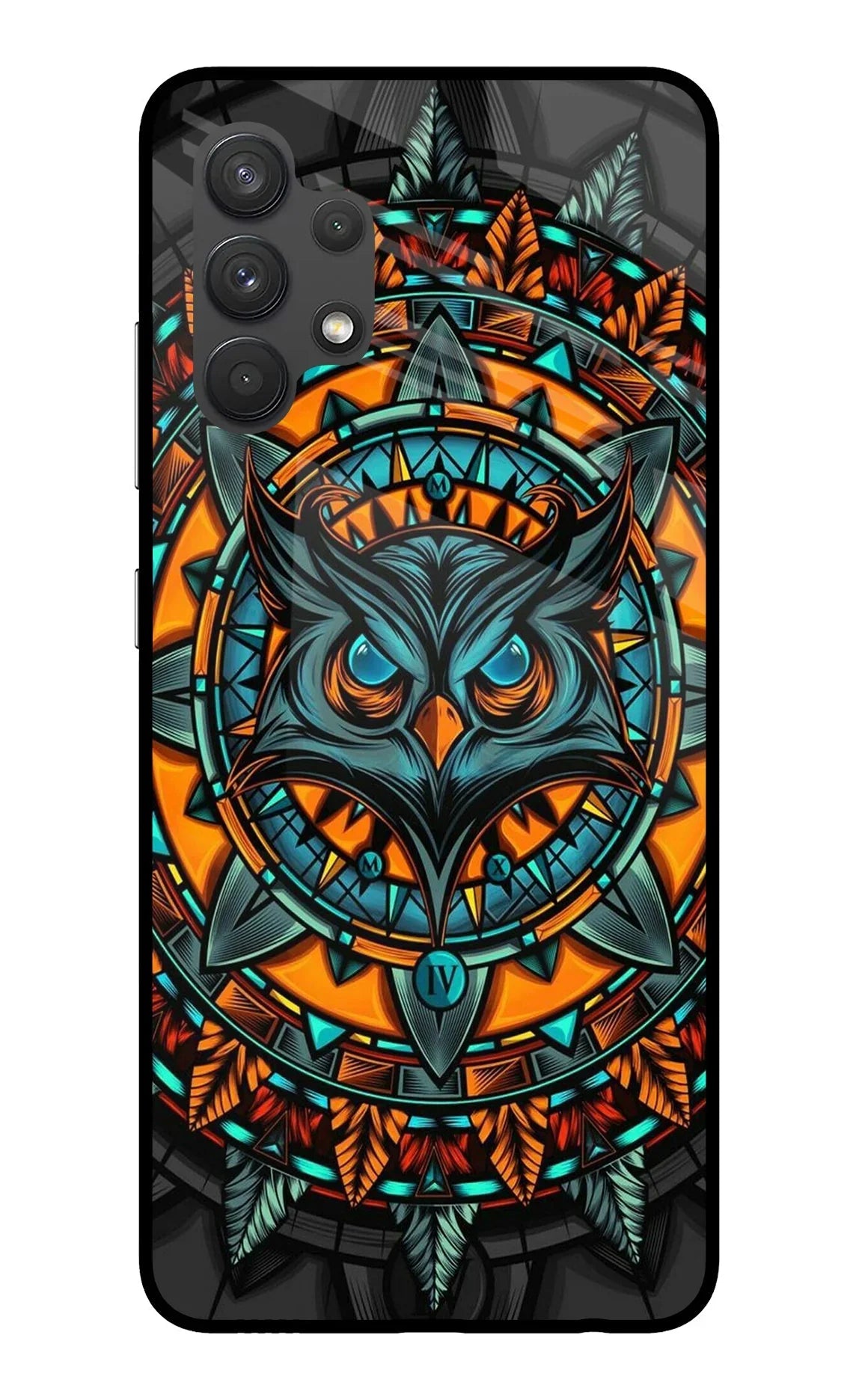 Angry Owl Art Samsung A32 4G Back Cover