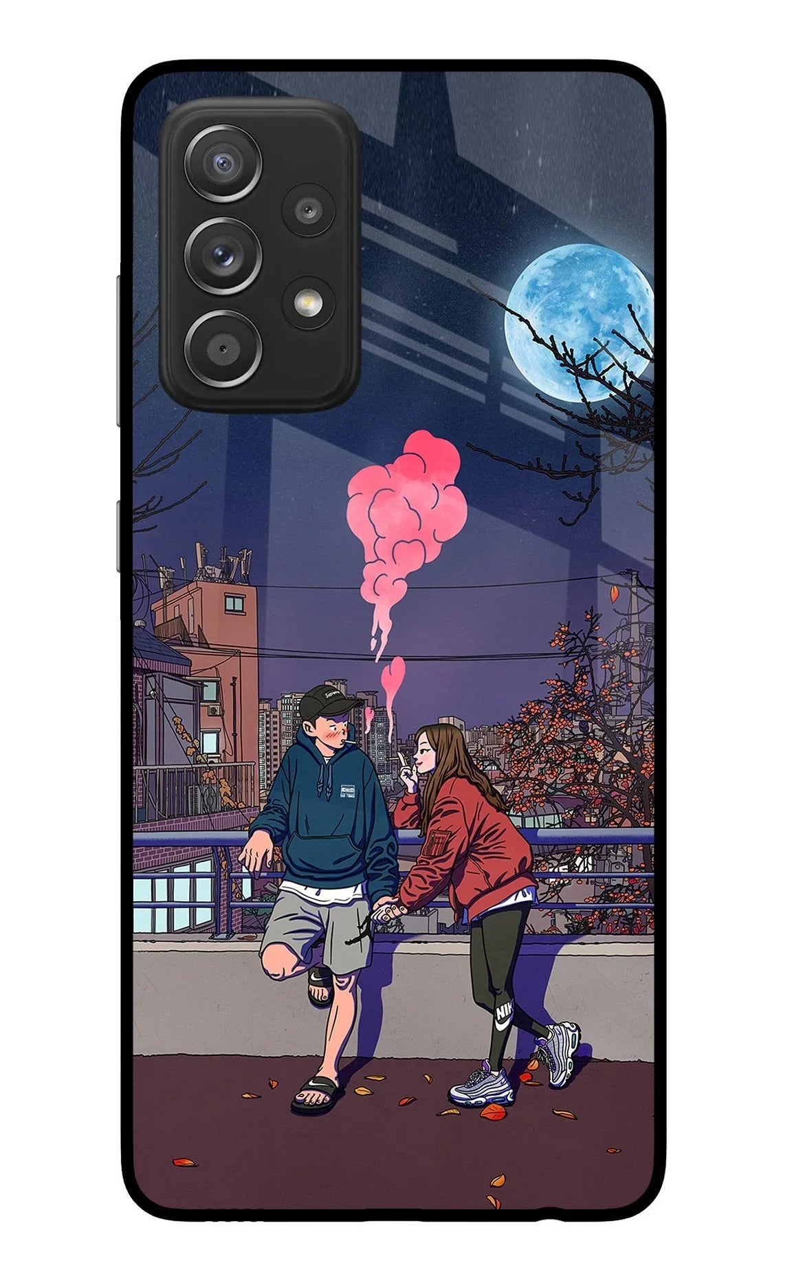 Chilling Couple Samsung A52/A52s 5G Glass Case
