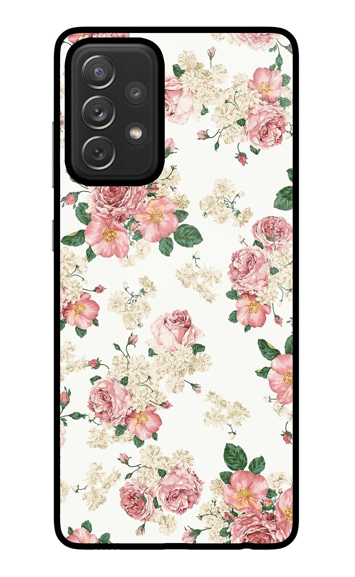 Flowers Samsung A72 Back Cover