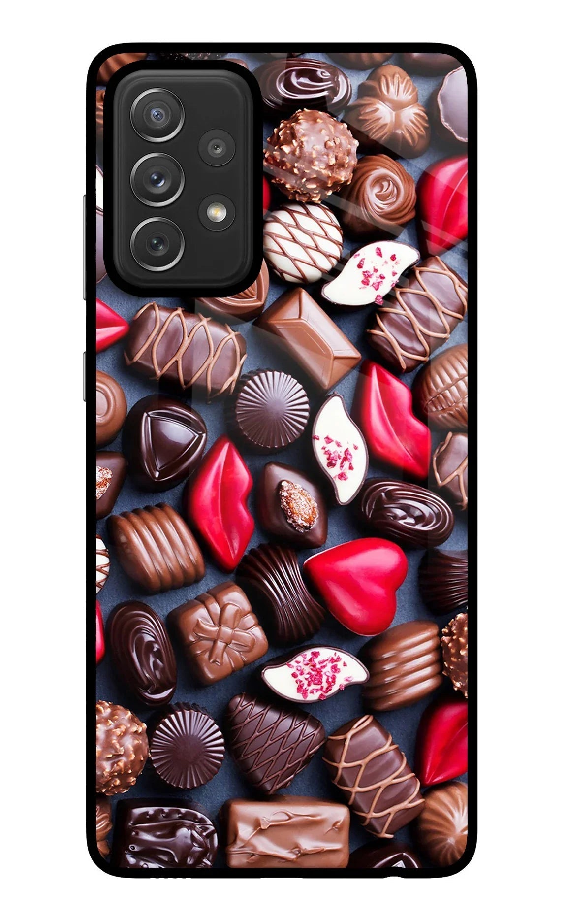 Chocolates Samsung A72 Back Cover