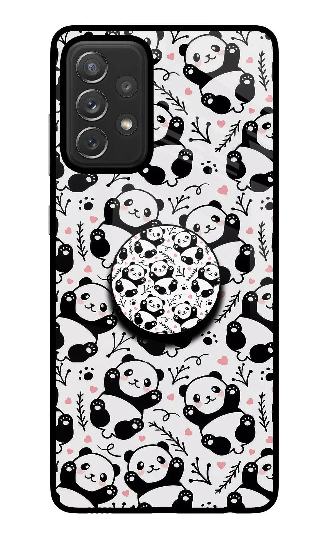 Cute Panda Samsung A72 Pop Case