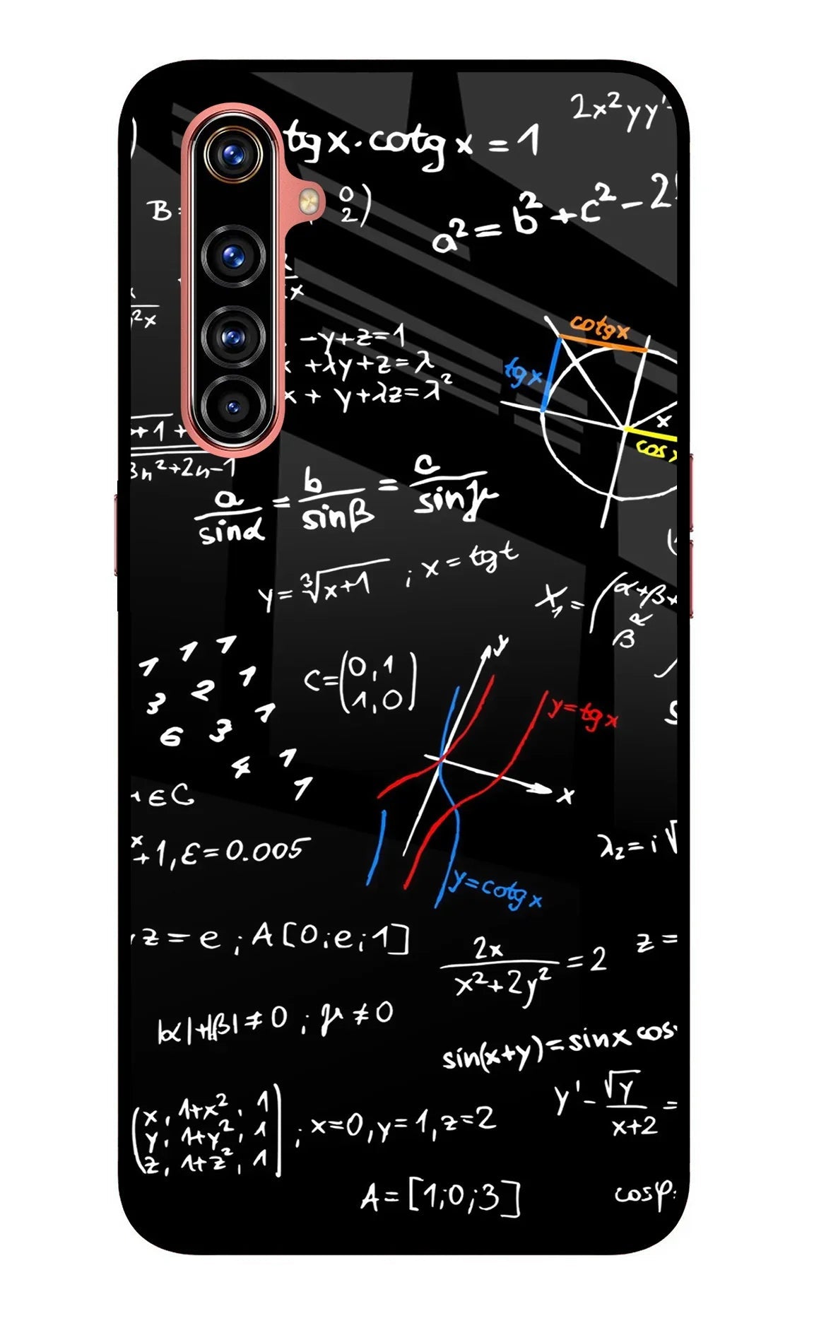 Mathematics Formula Realme X50 Pro Back Cover
