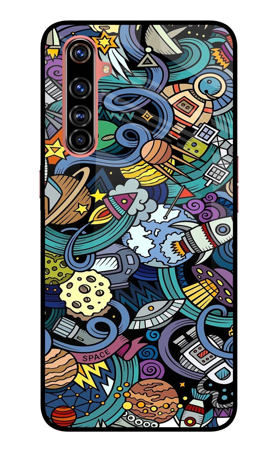 Space Abstract Realme X50 Pro Back Cover