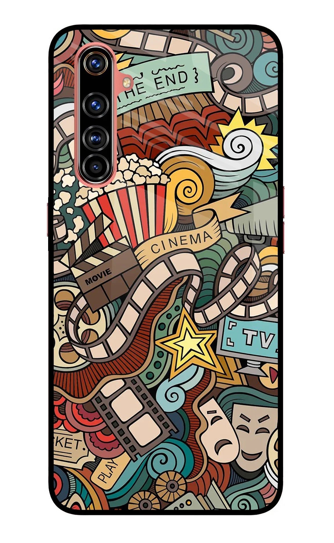 Cinema Abstract Realme X50 Pro Back Cover