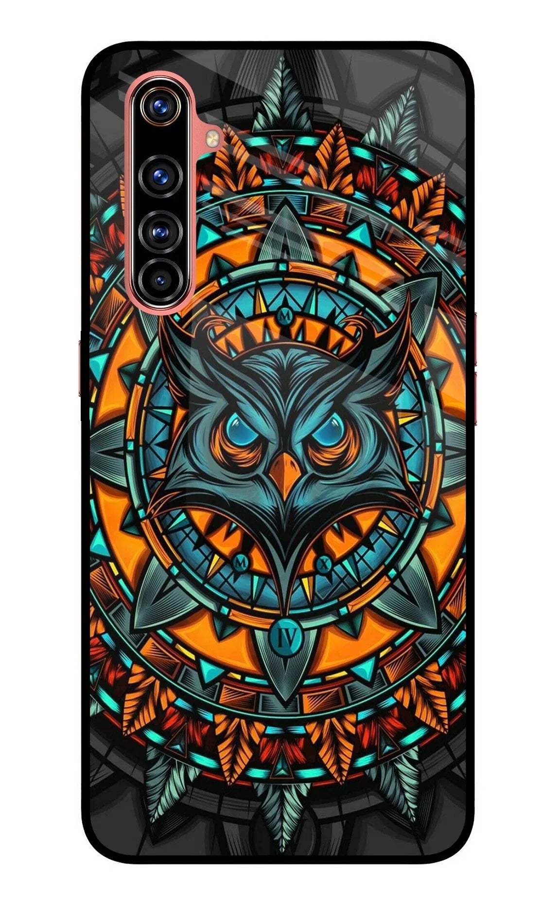 Angry Owl Art Realme X50 Pro Back Cover