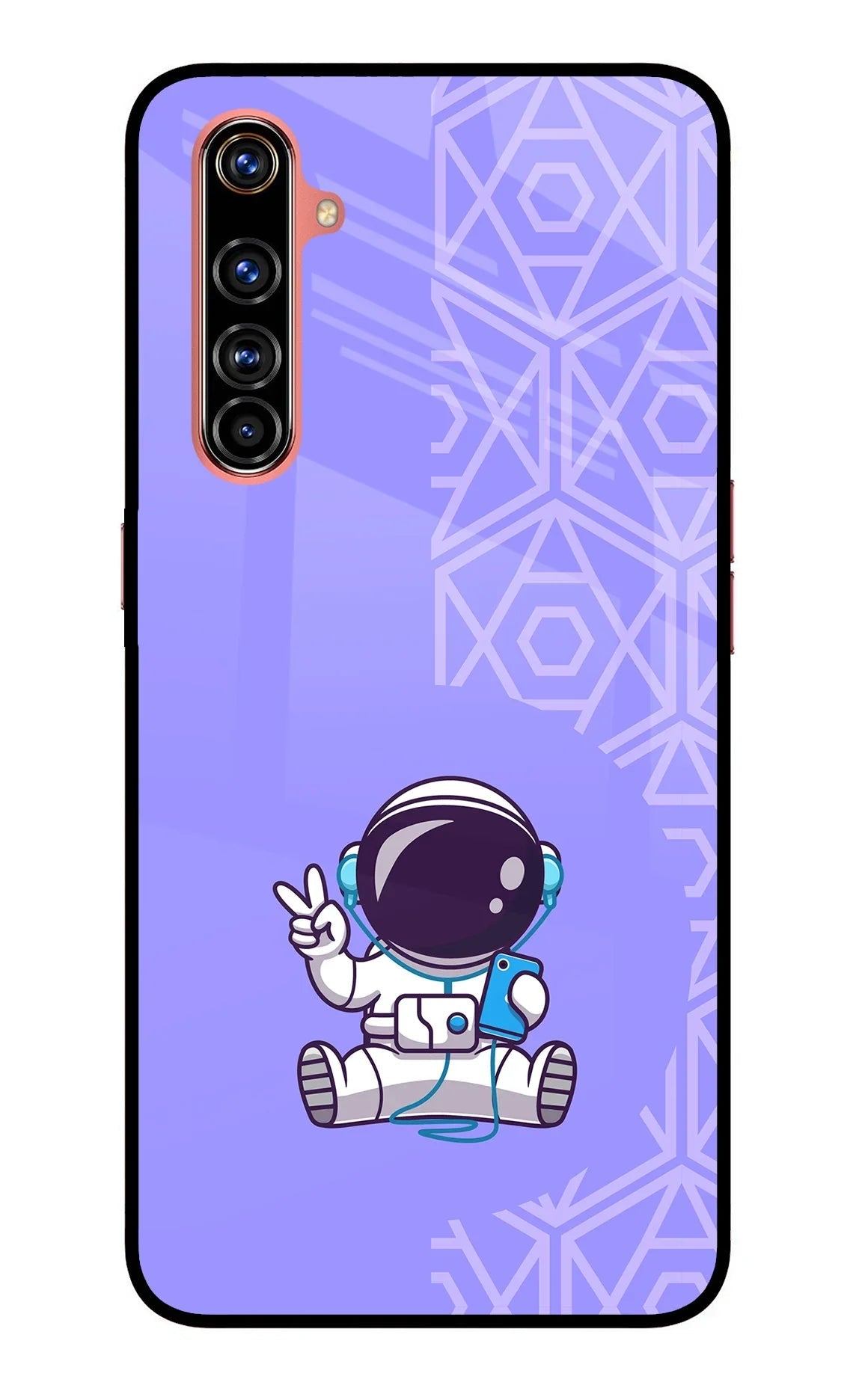 Cute Astronaut Chilling Realme X50 Pro Back Cover