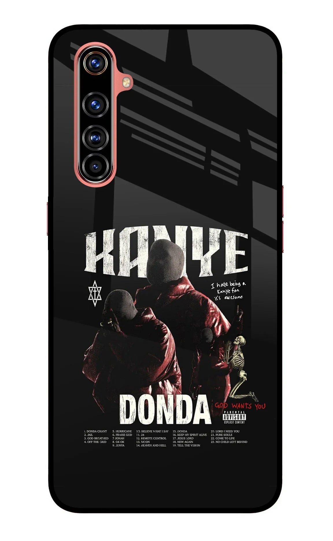 Donda Kanye West Realme X50 Pro Glass Case