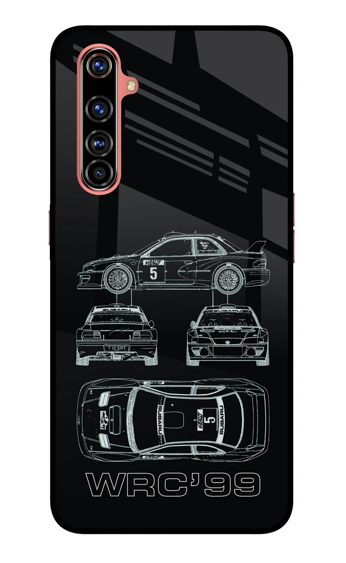 WRC'99 Realme X50 Pro Glass Case