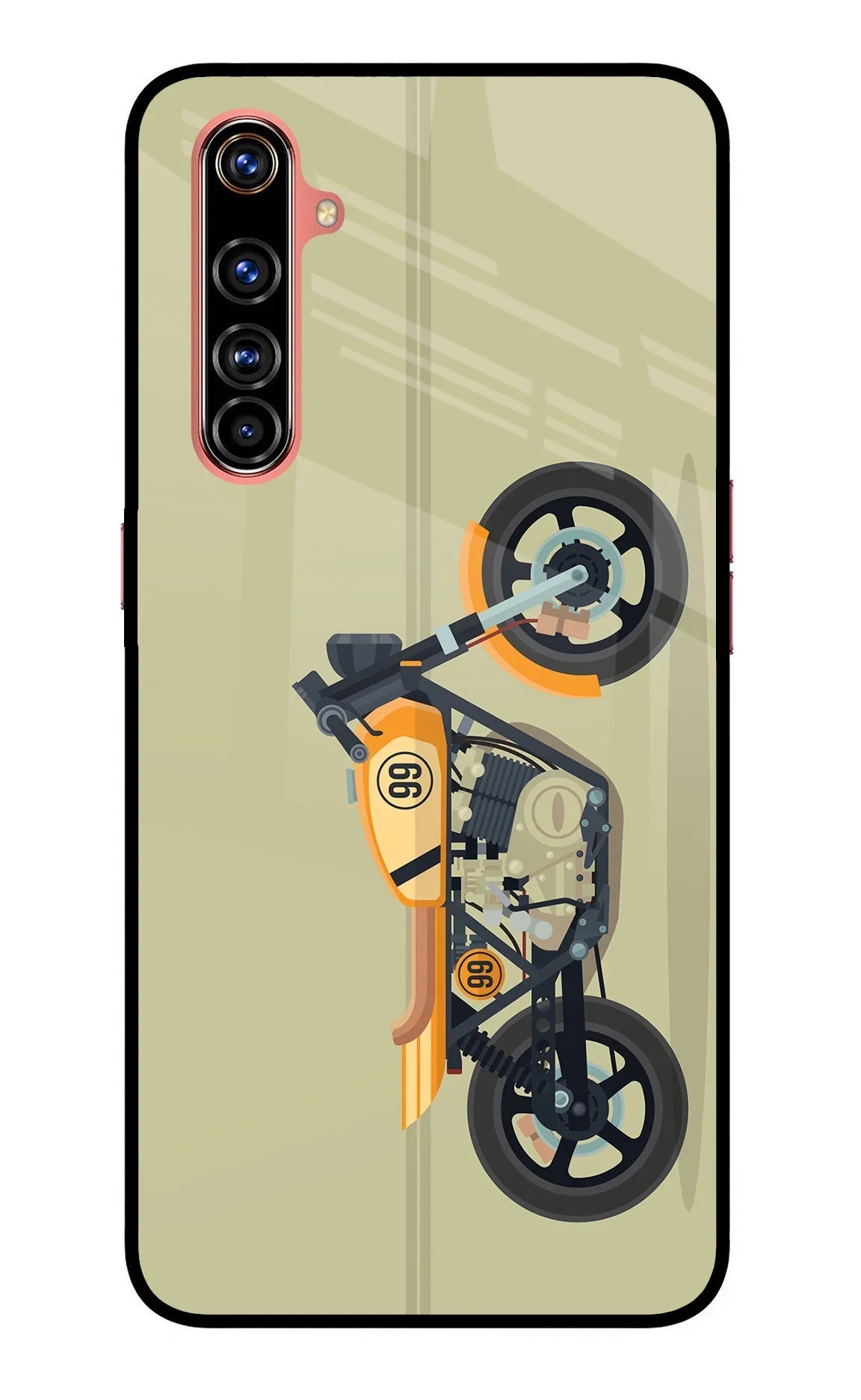 Vertical Speedster Realme X50 Pro Glass Case