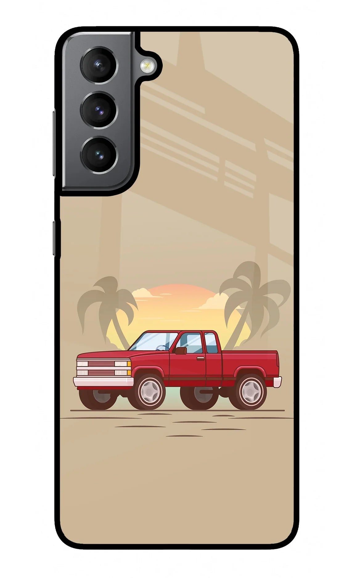 Desert Classic Drive Samsung S21 Plus Glass Case