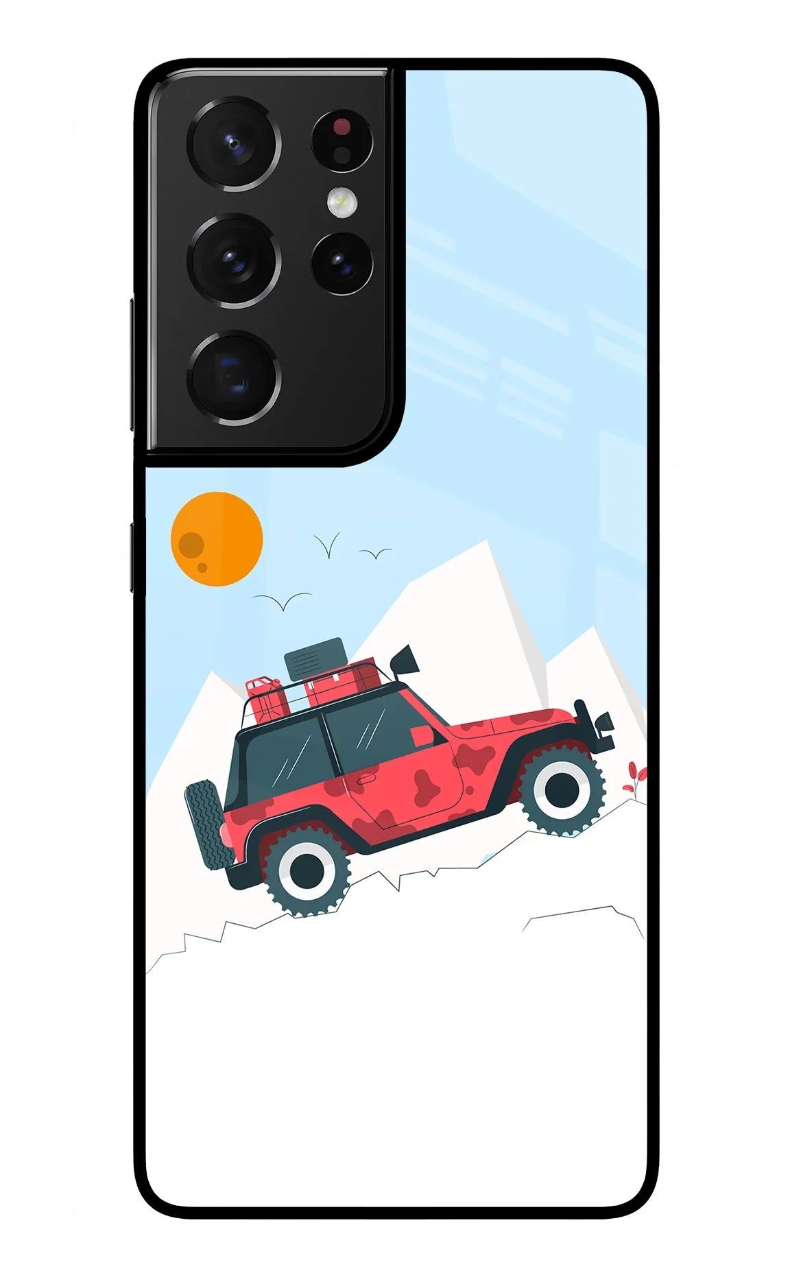 Mountain Trail Beast Samsung S21 Ultra Glass Case