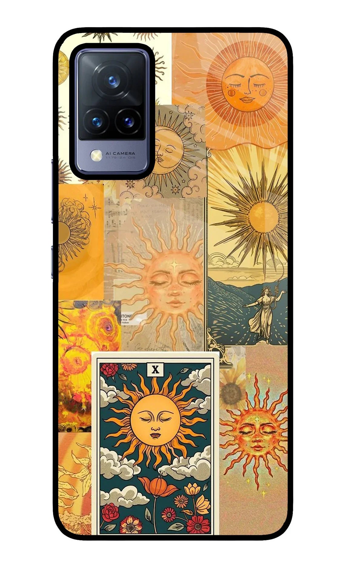Sun Vivo V21 Glass Case