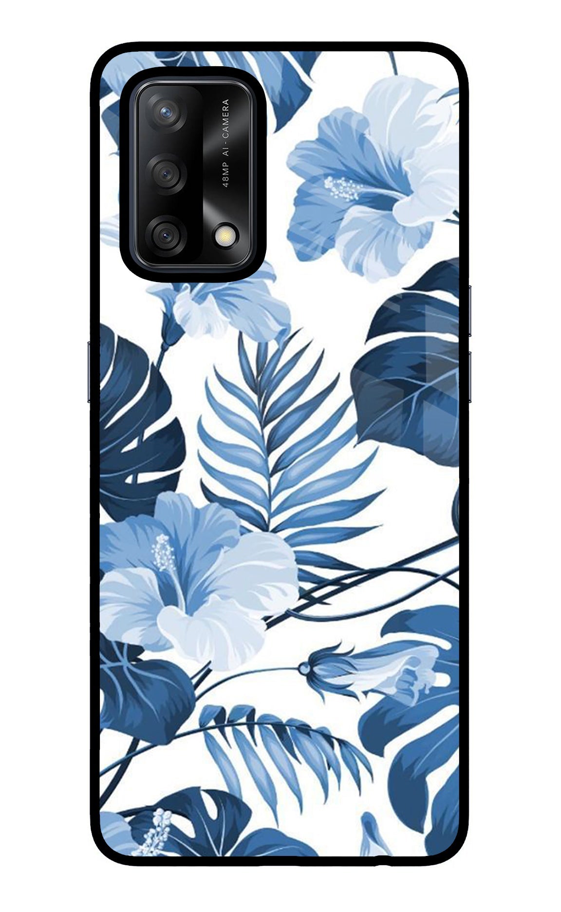Fabric Art Oppo F19/F19s Glass Case