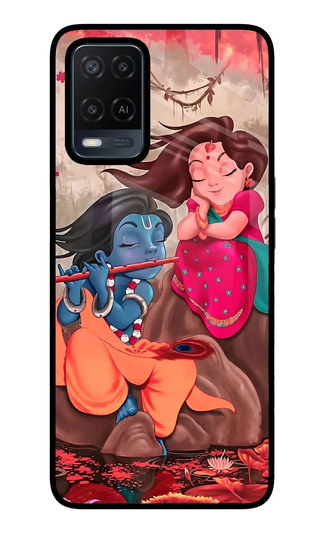 Radhe Krishna Oppo A54 Back Cover