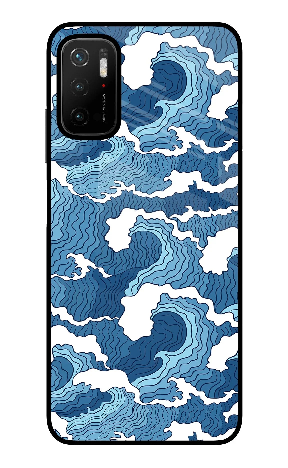 Blue Waves Poco M3 Pro 5G Back Cover