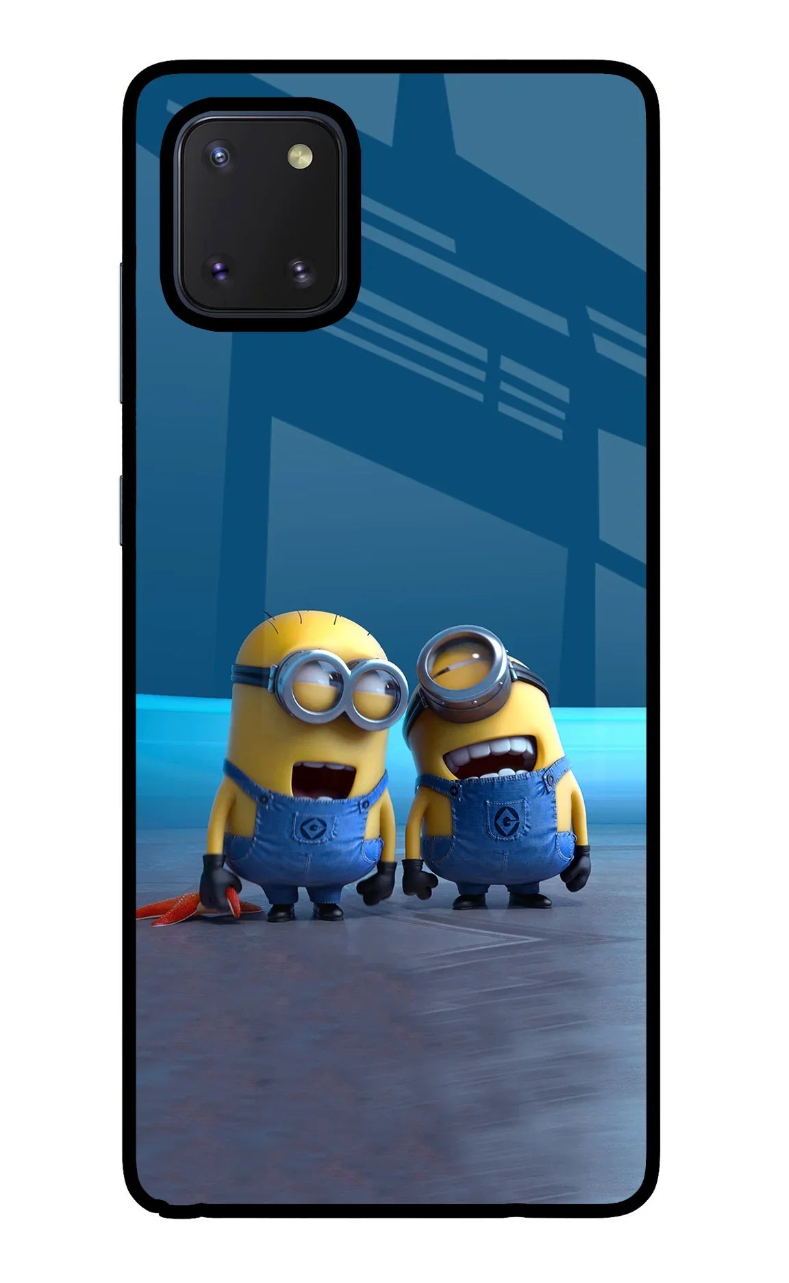 Minion Laughing Samsung Note 10 Lite Back Cover