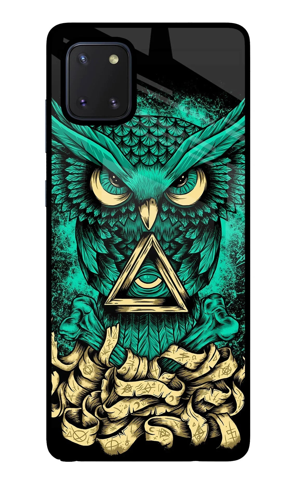 Green Owl Samsung Note 10 Lite Back Cover