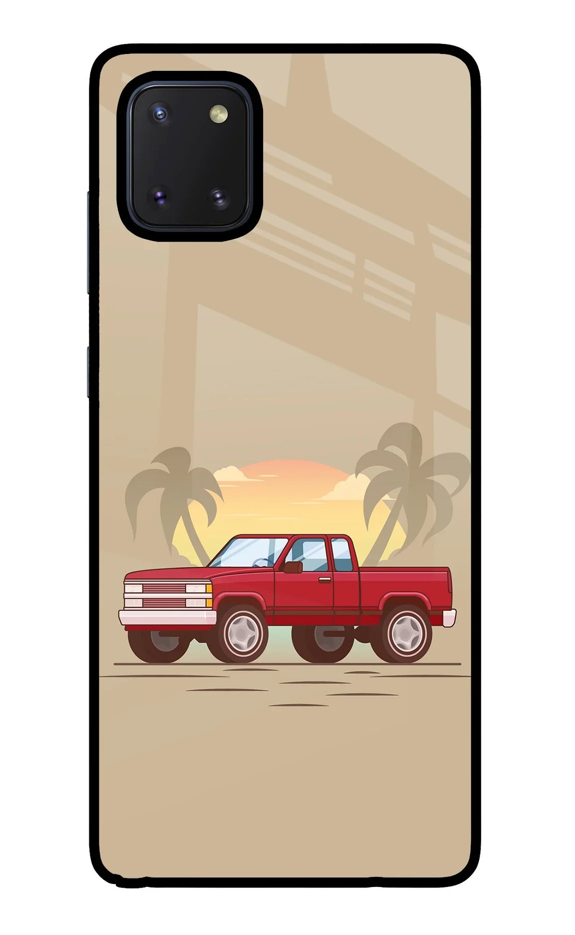 Desert Classic Drive Samsung Note 10 Lite Glass Case