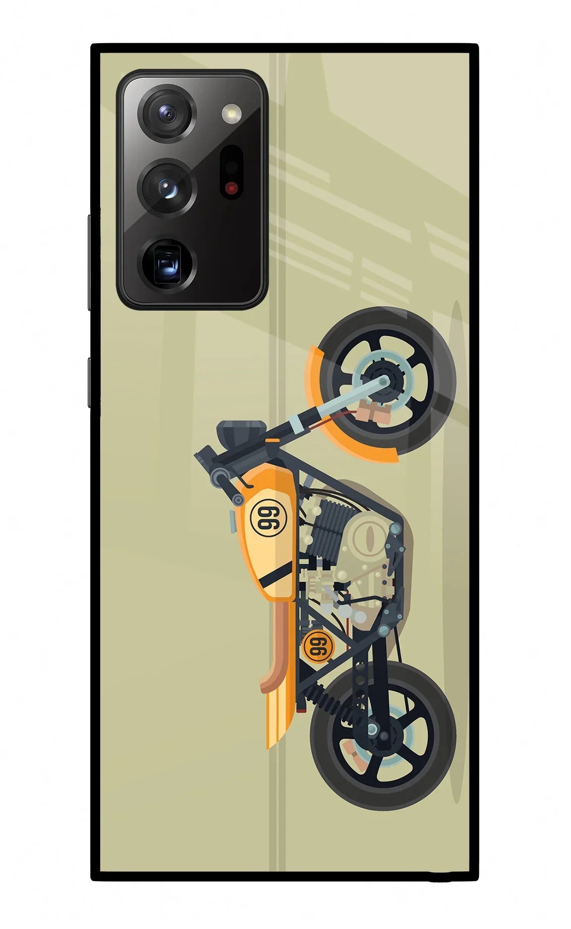 Vertical Speedster Samsung Note 20 Ultra Glass Case
