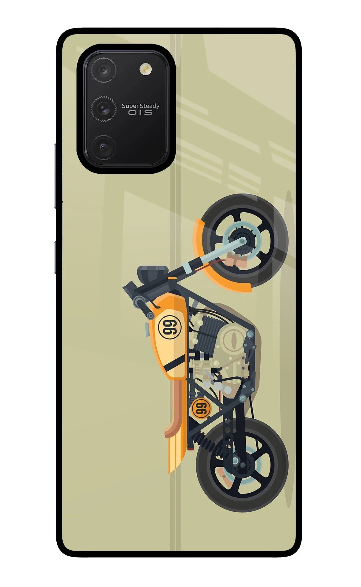 Vertical Speedster Samsung S10 Lite Back Cover