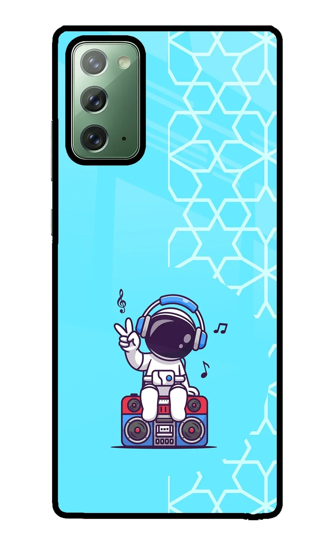Cute Astronaut Chilling Samsung Note 20 Back Cover