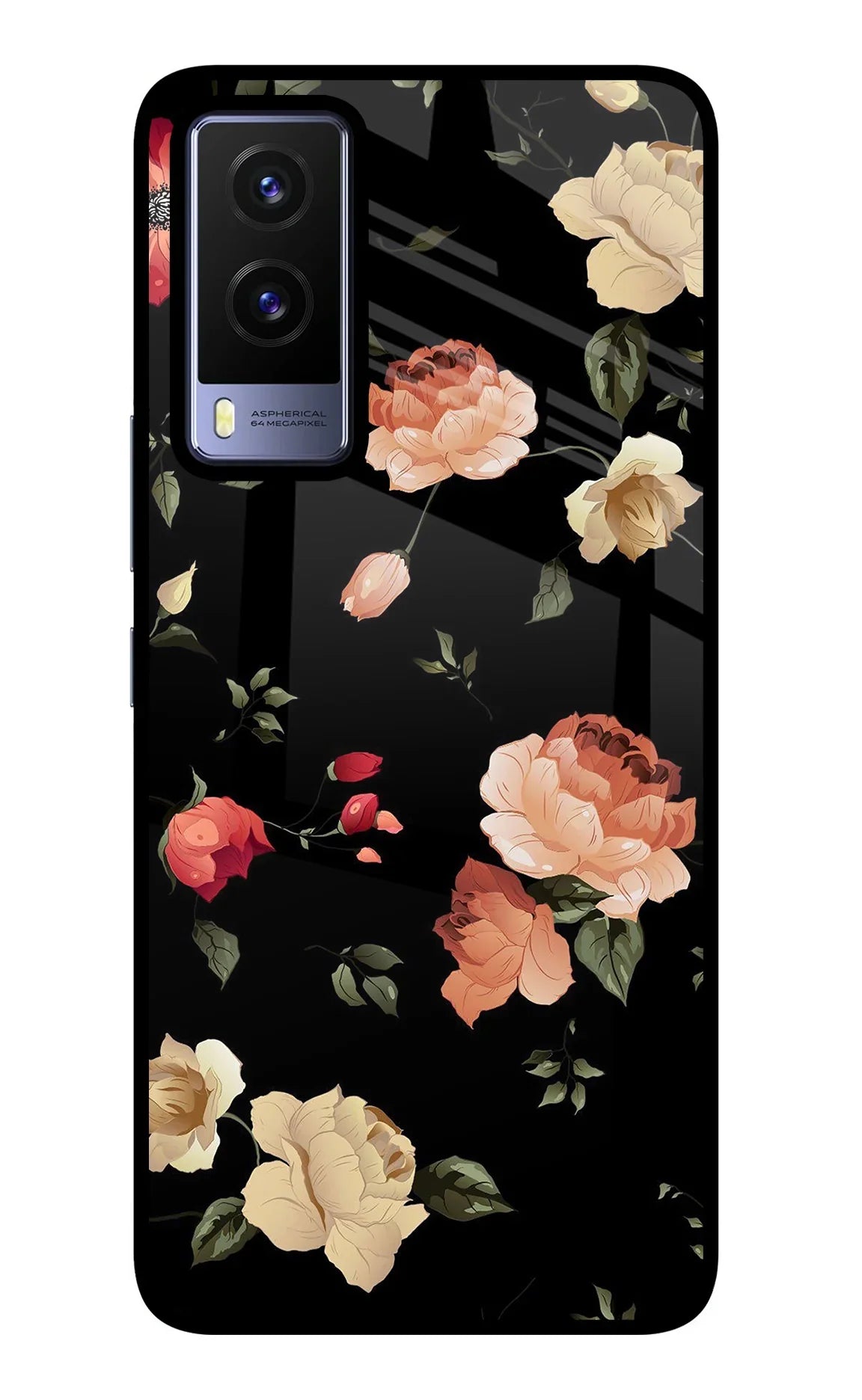 Flowers Vivo V21E 5G Back Cover