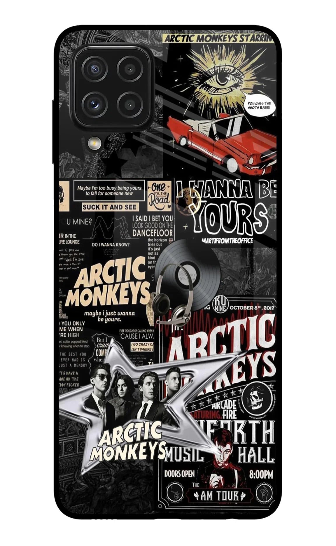 Arctic Monkeys Samsung A22 4G Glass Case