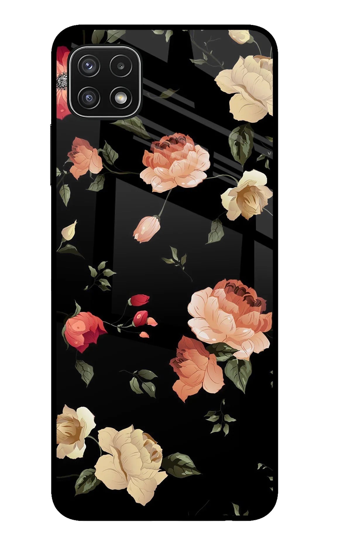 Flowers Samsung A22 5G Back Cover