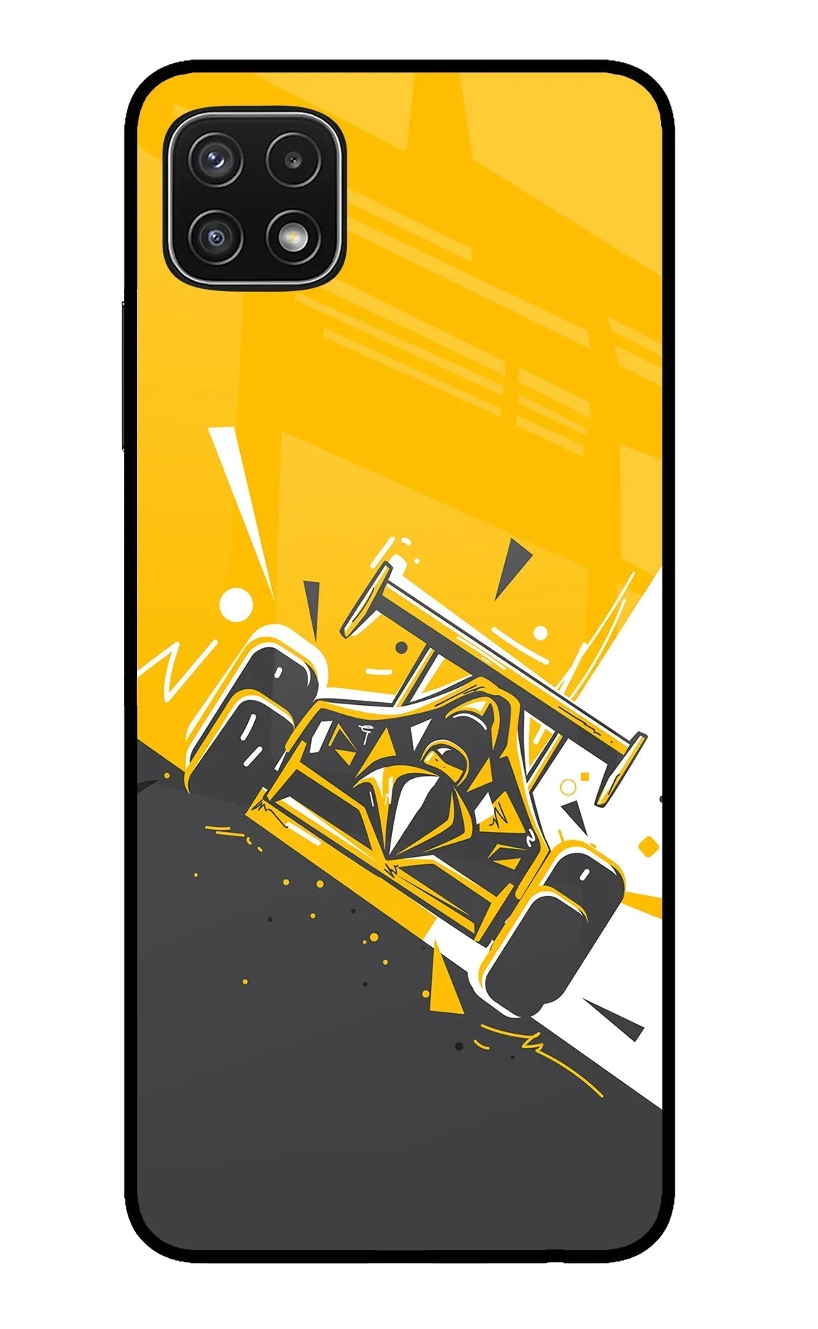 Track King Samsung A22 5G Glass Case
