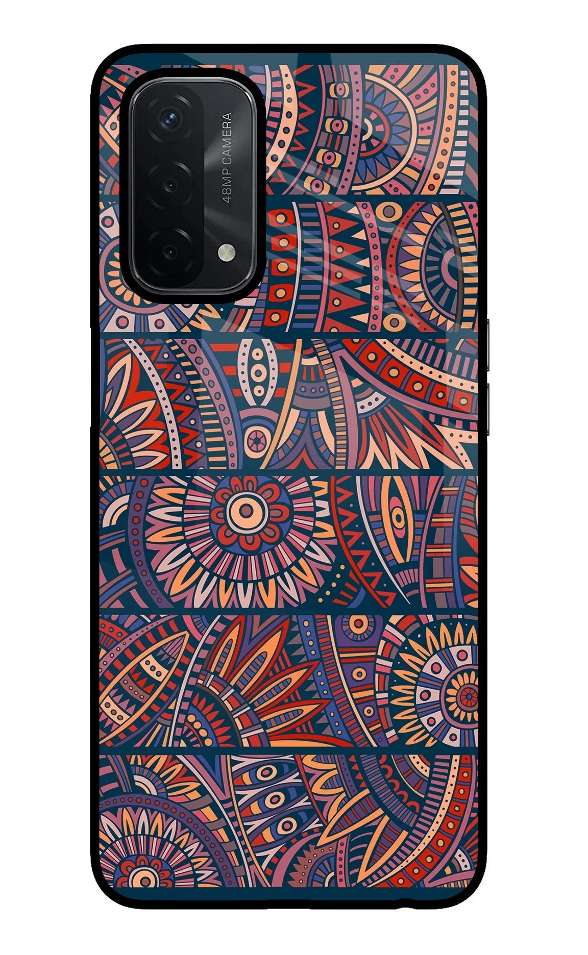 African Culture Design Oppo A74 5G Back Cover