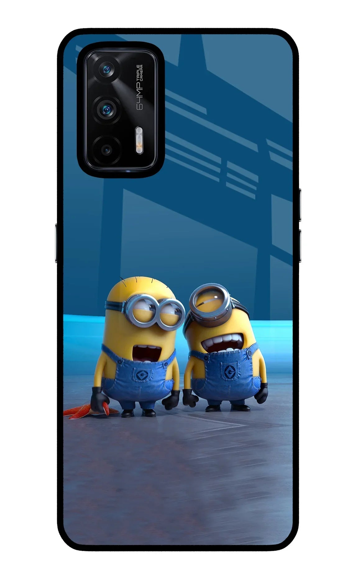 Minion Laughing Realme X7 Max Back Cover