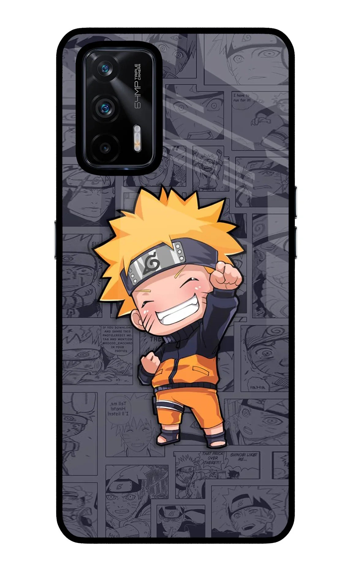 Chota Naruto Realme X7 Max Glass Case