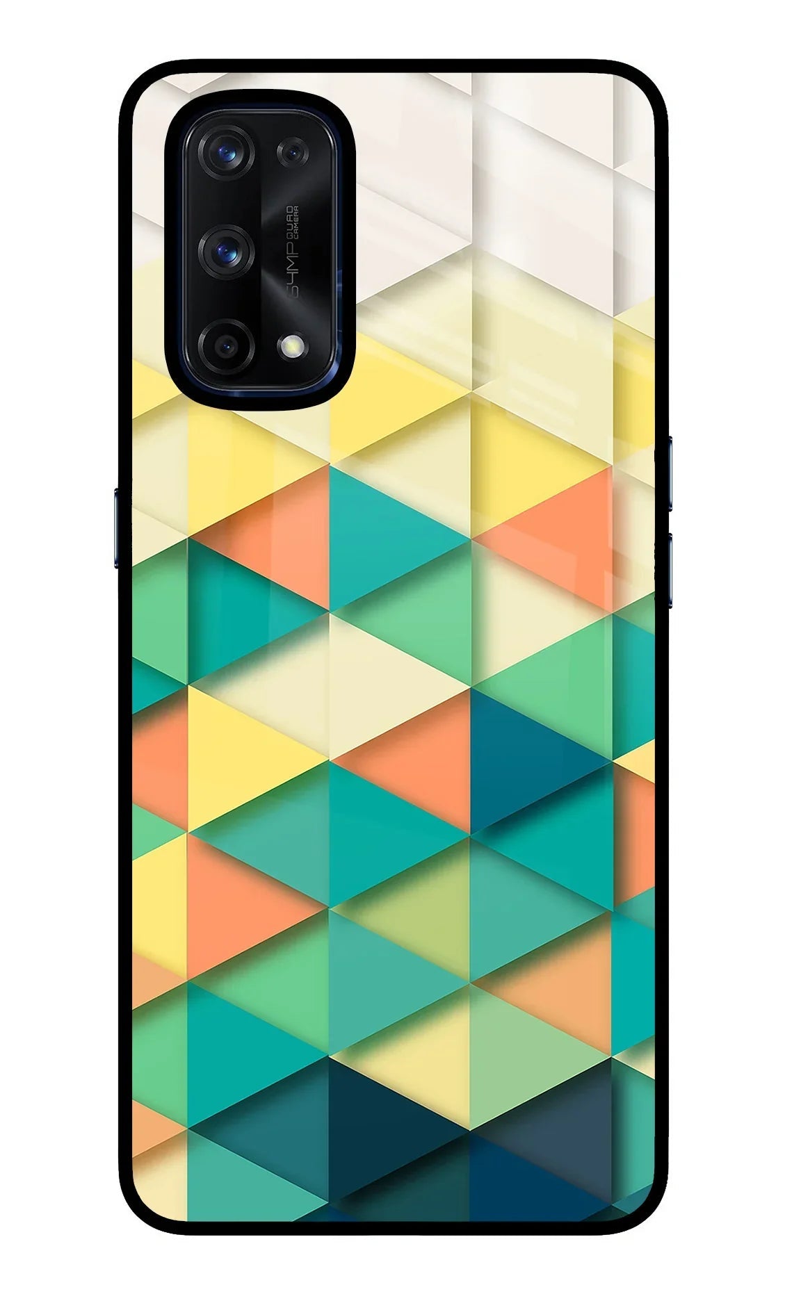 Abstract Realme X7 Pro Glass Case