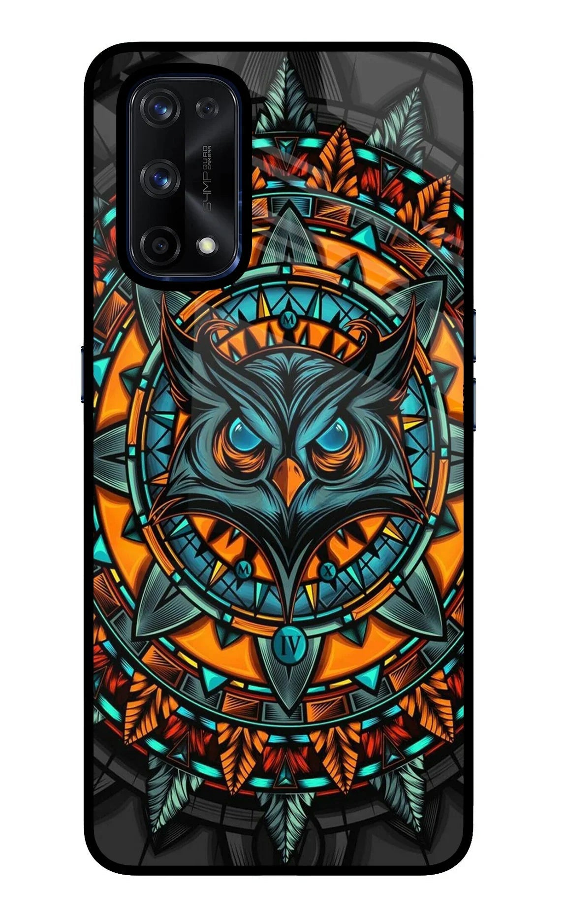 Angry Owl Art Realme X7 Pro Back Cover