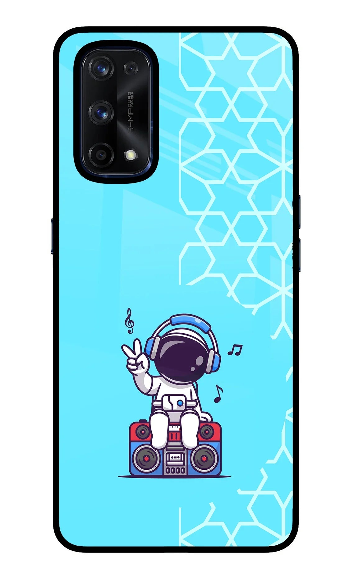 Cute Astronaut Chilling Realme X7 Pro Back Cover