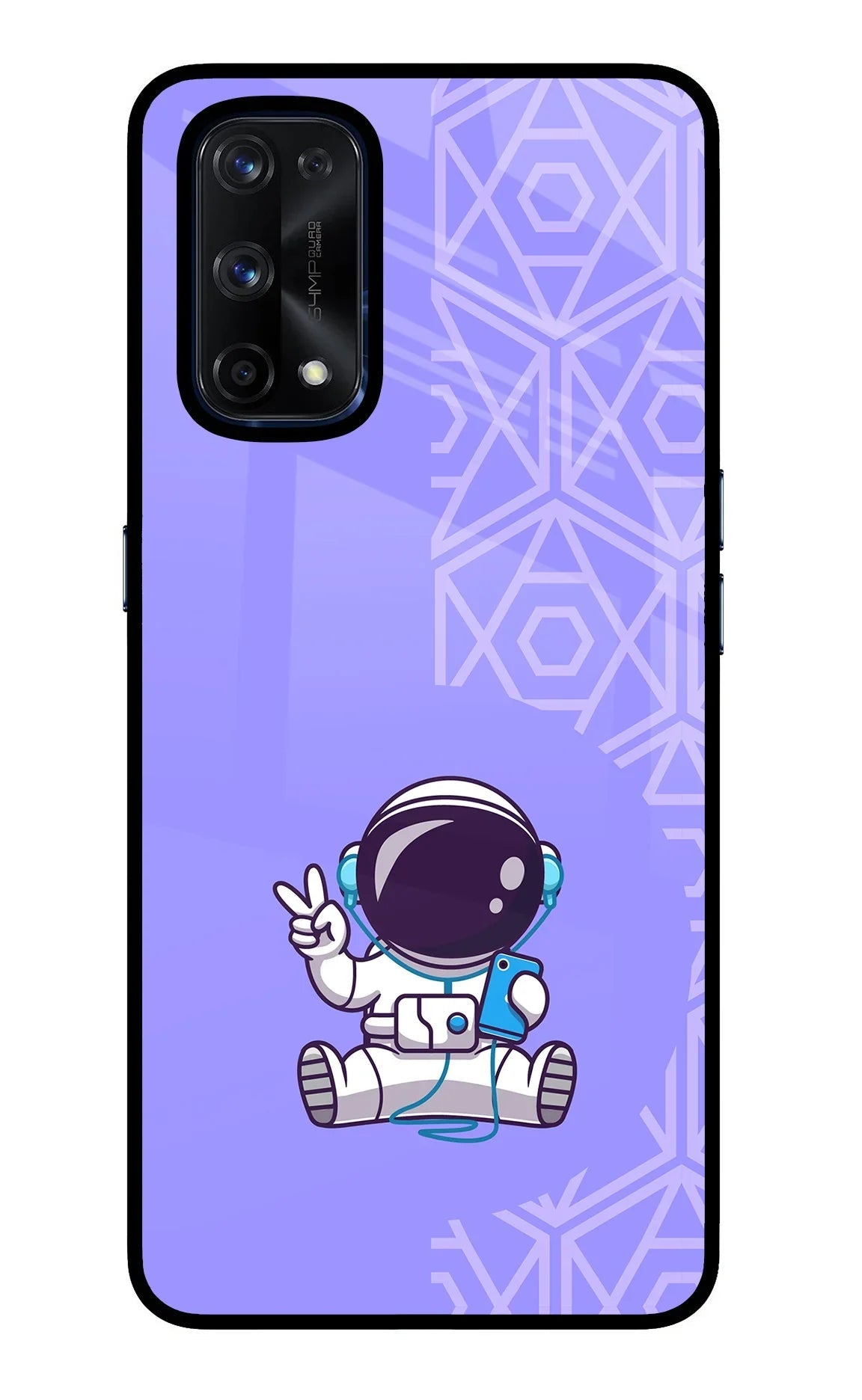 Cute Astronaut Chilling Realme X7 Pro Back Cover
