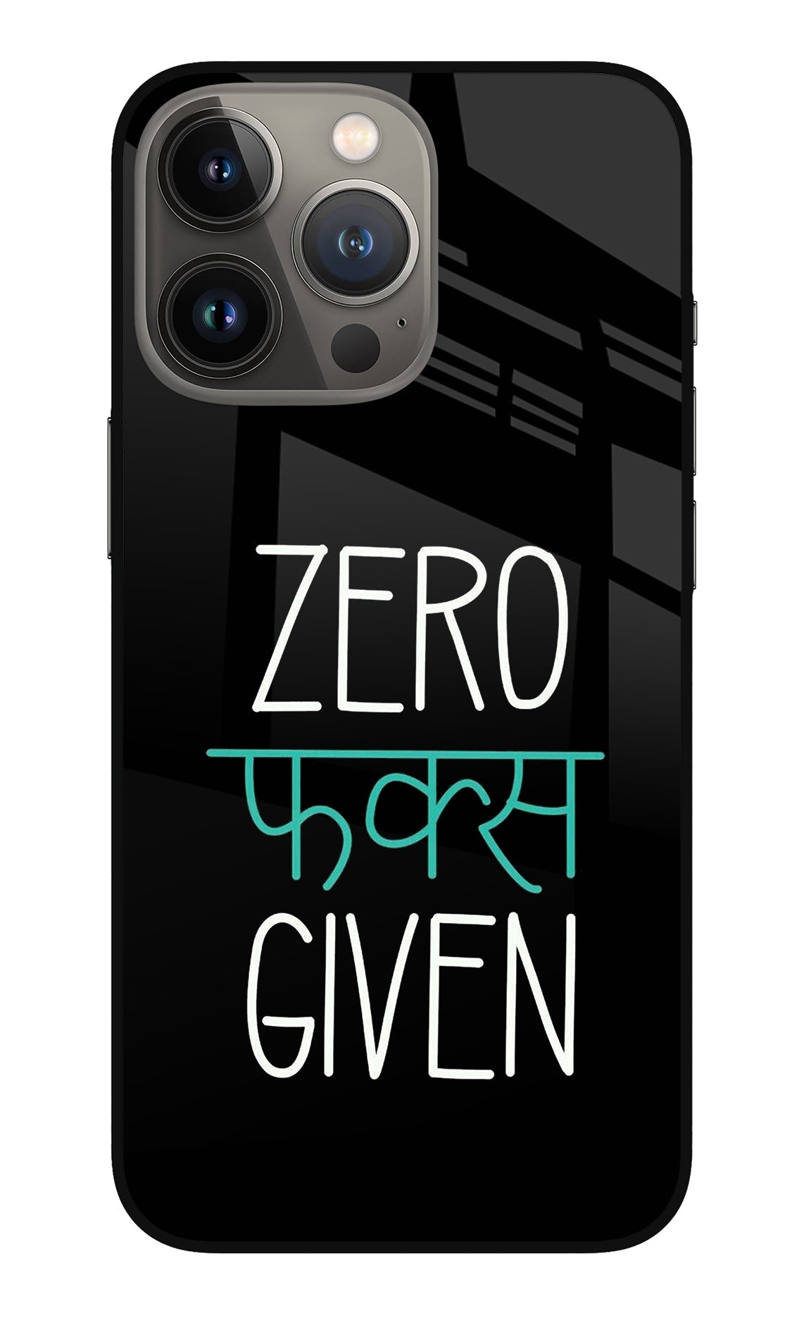 Zero Fucks Given iPhone 13 Pro Max Back Cover