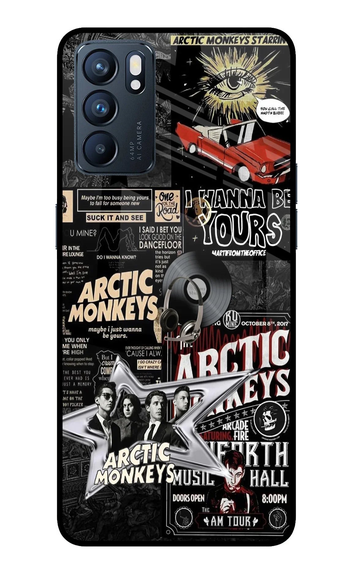 Arctic Monkeys Oppo Reno6 5G Glass Case