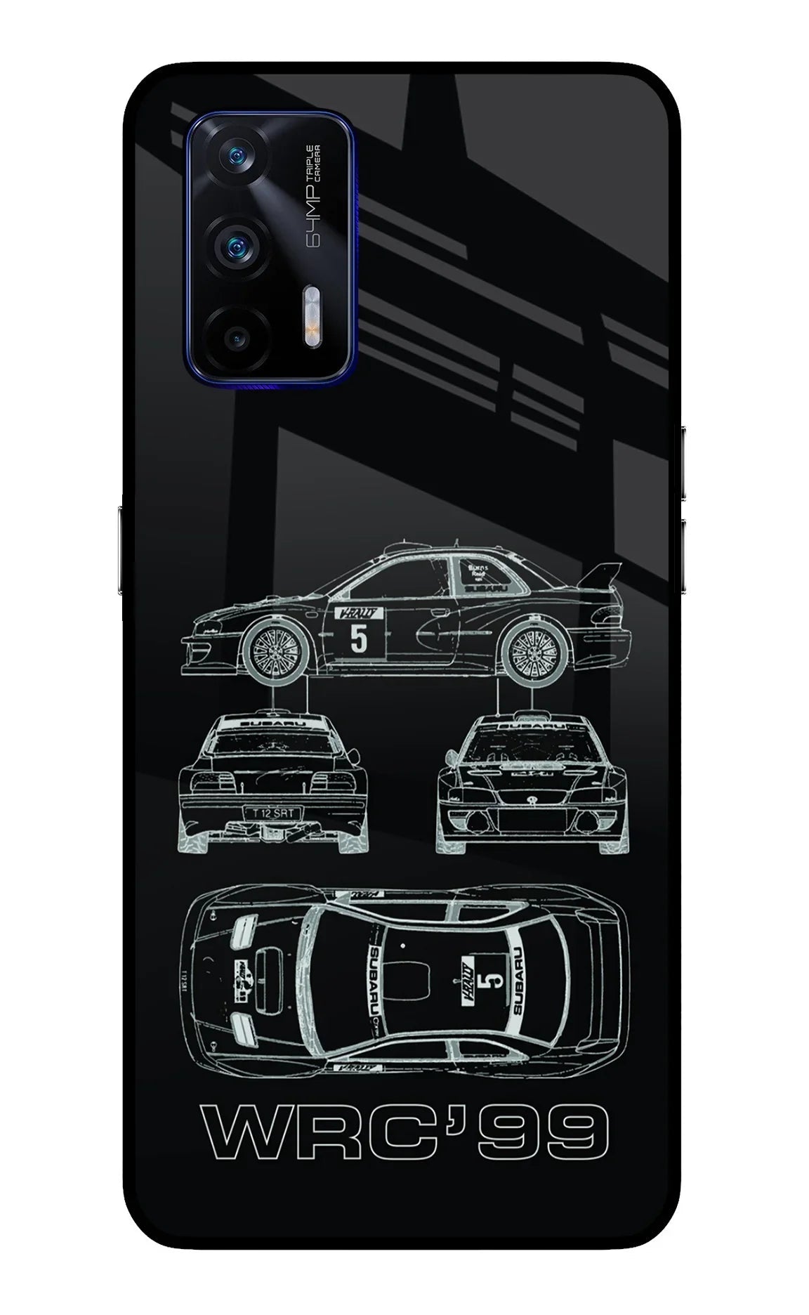 WRC'99 Realme GT 5G Glass Case