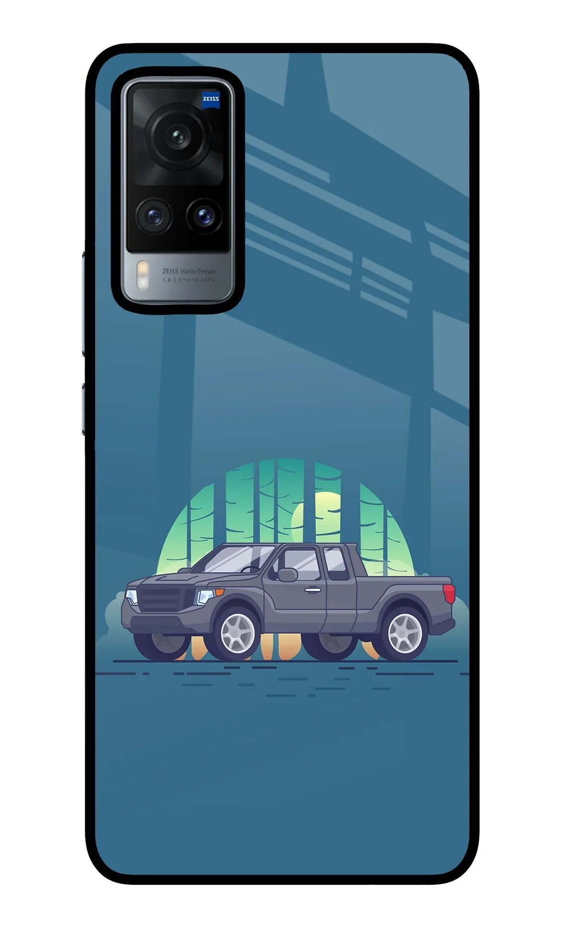 Retro Garage Vibe Vivo X60 Glass Case
