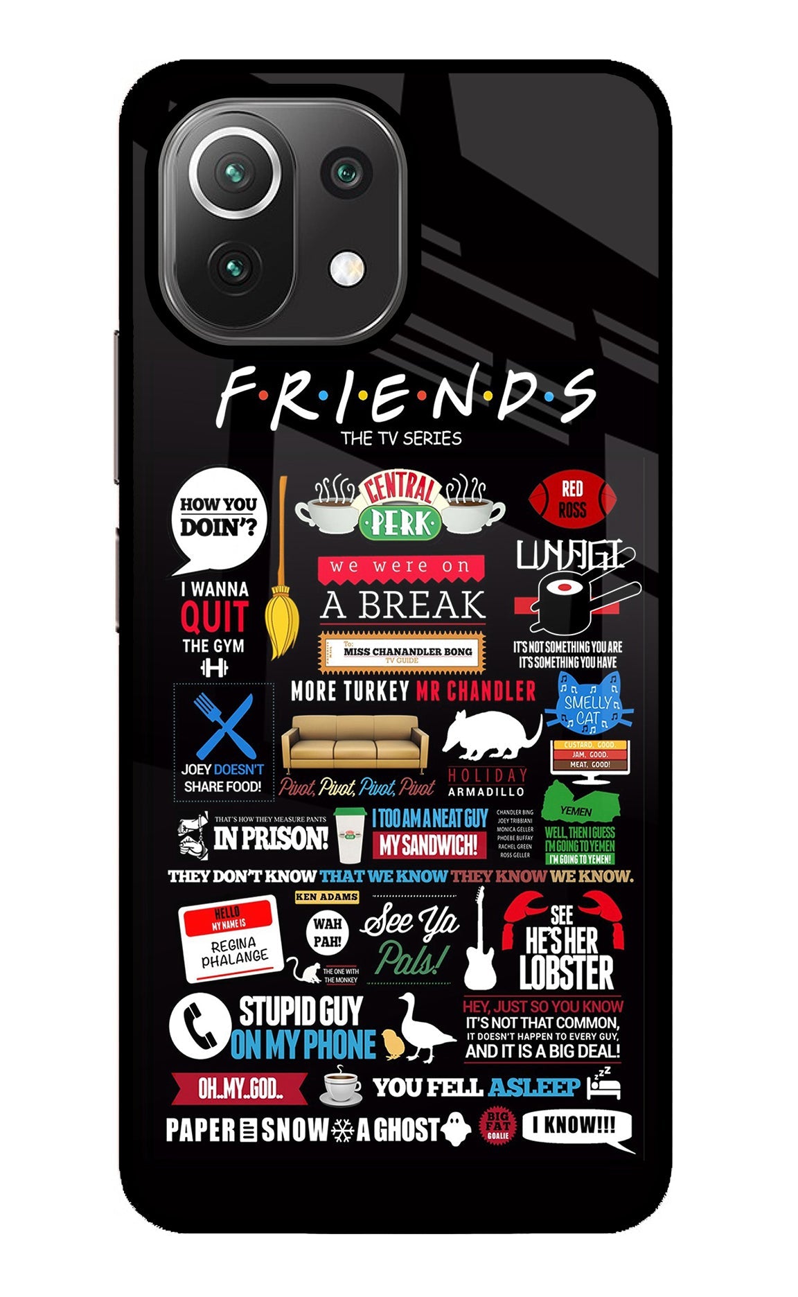 FRIENDS Mi 11 Lite NE 5G Back Cover