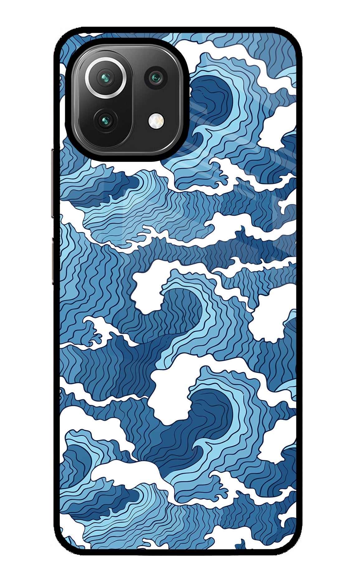 Blue Waves Mi 11 Lite NE 5G Back Cover