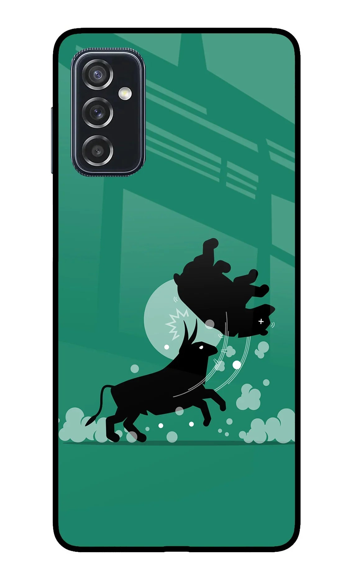 Bull Conqueror Samsung M52 5G Glass Case