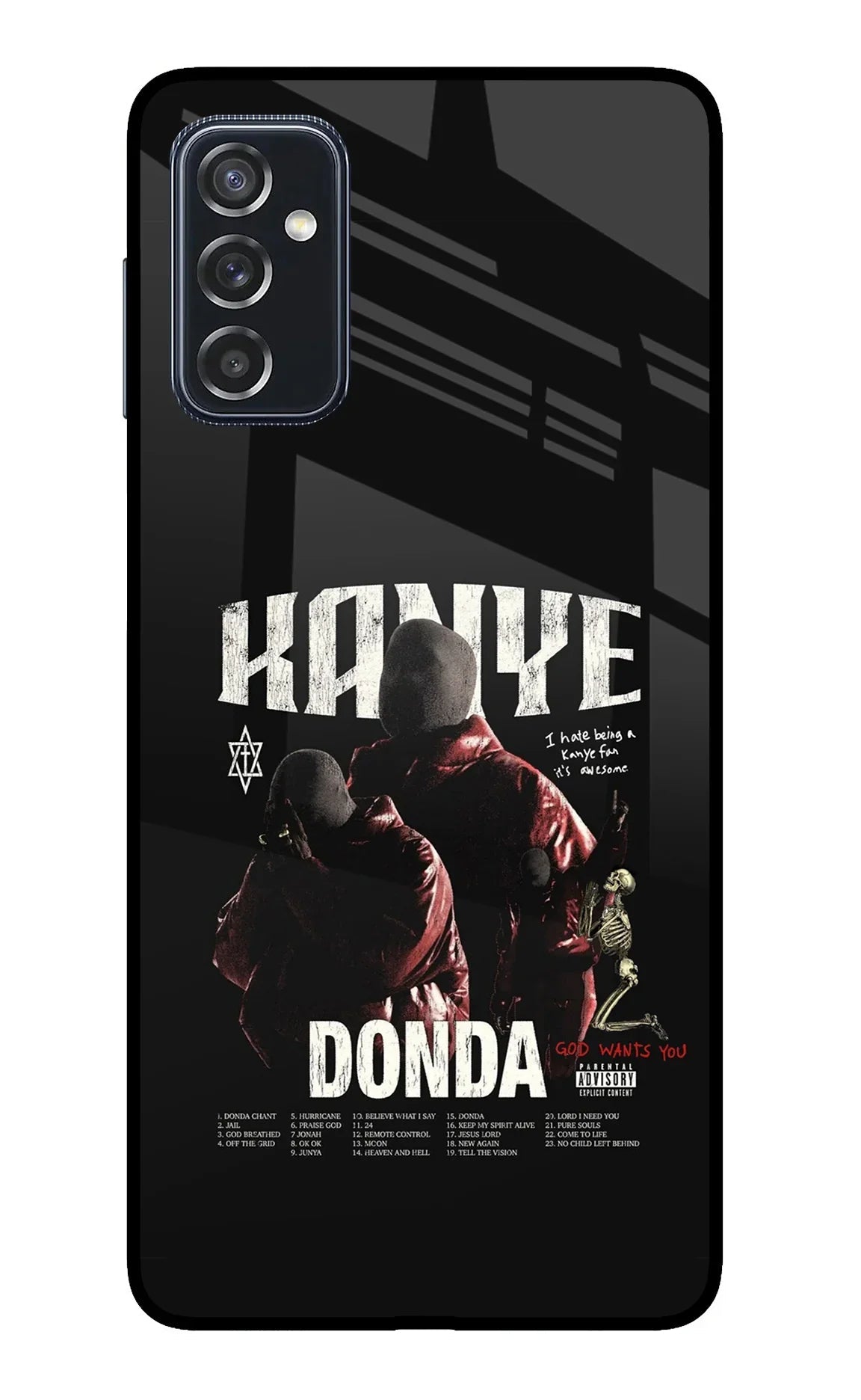 Donda Kanye West Samsung M52 5G Glass Case