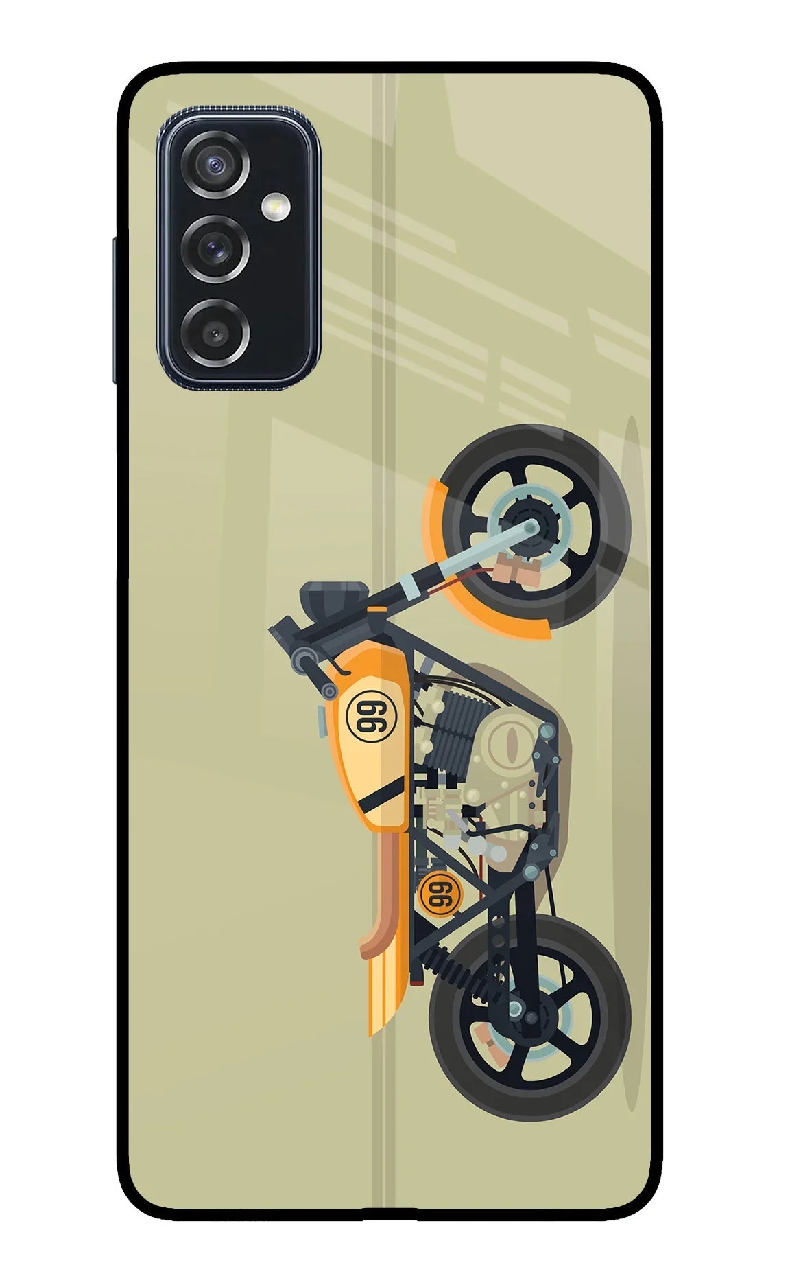 Vertical Speedster Samsung M52 5G Glass Case