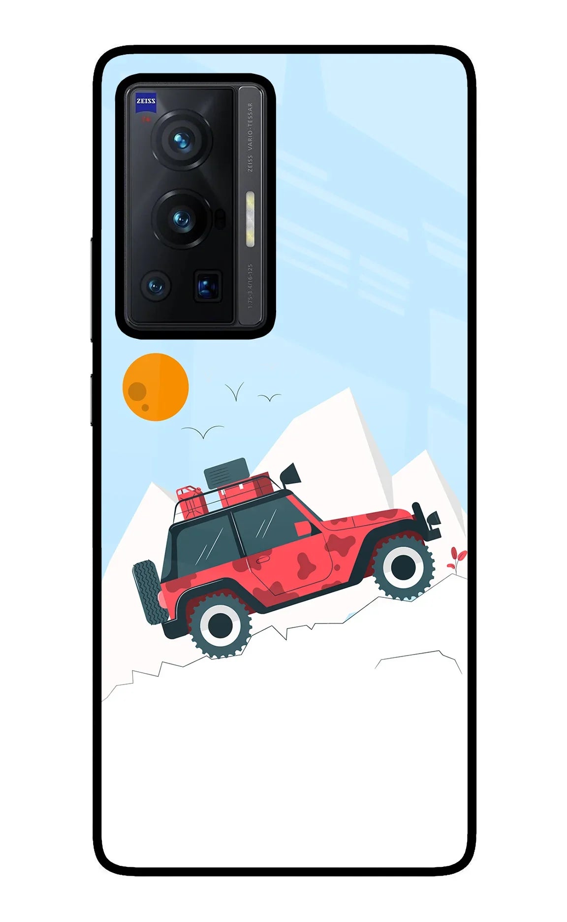 Mountain Trail Beast Vivo X70 Pro Glass Case