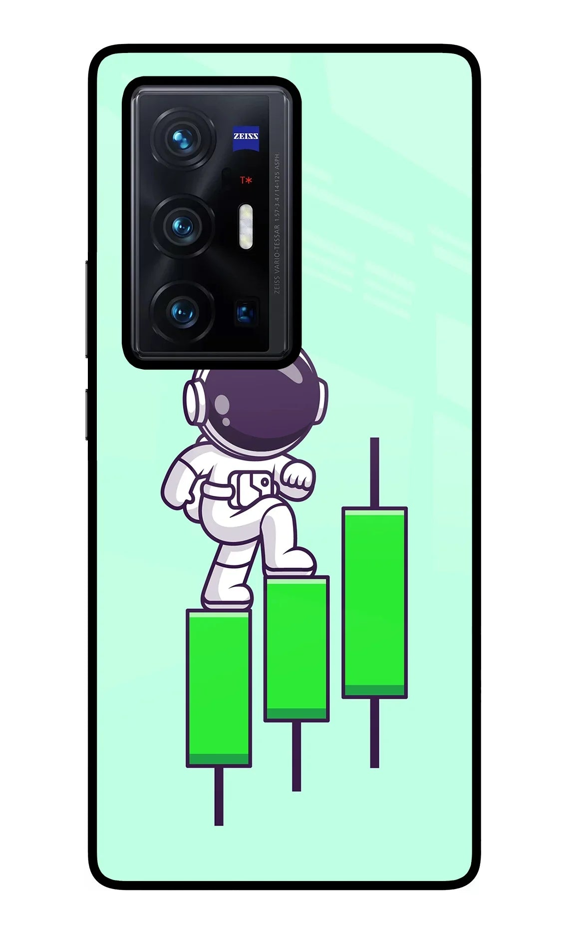 Astronaut Trader Vivo X70 Pro+ Glass Case