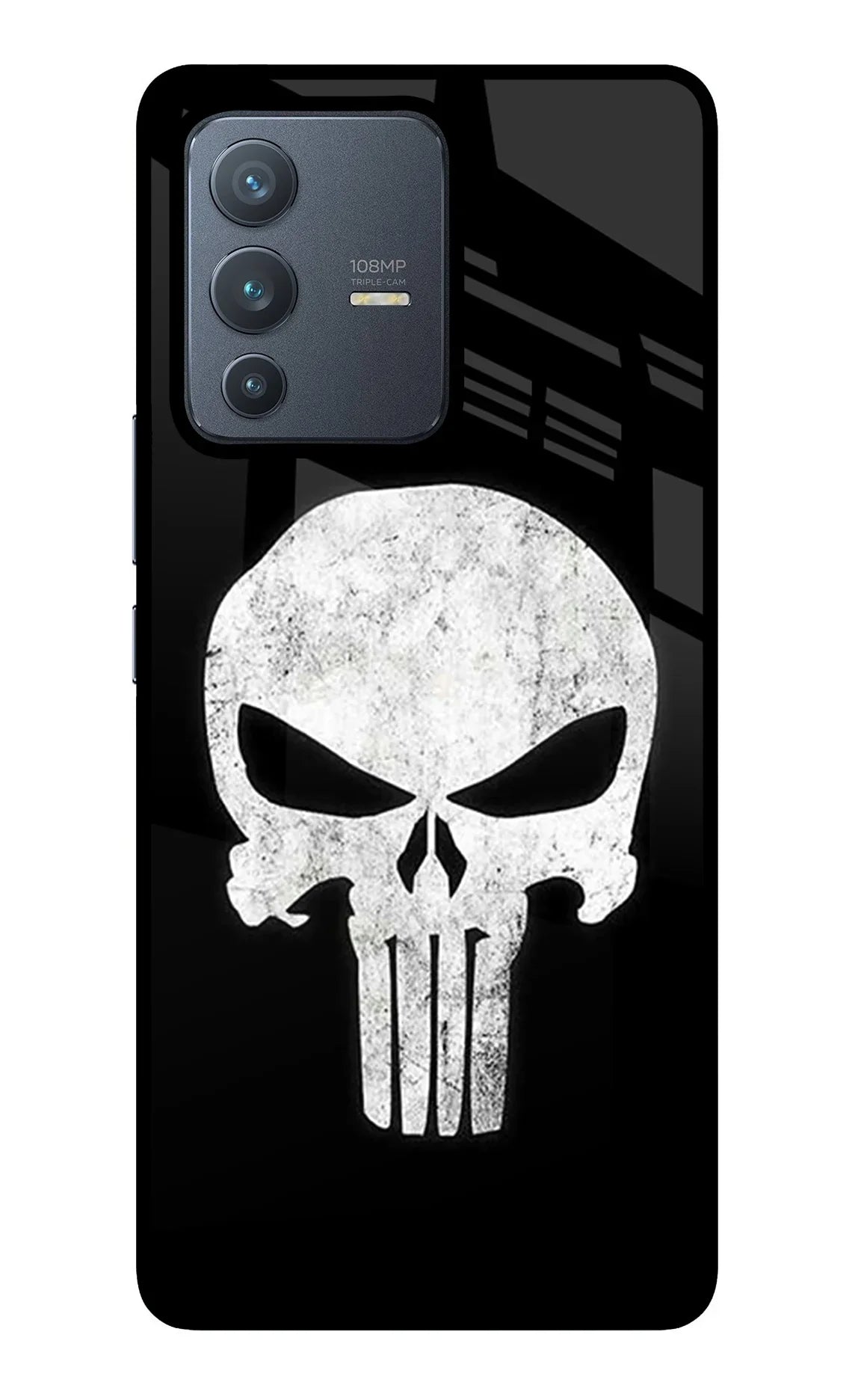 Punisher Skull Vivo V23 Pro 5G Glass Case